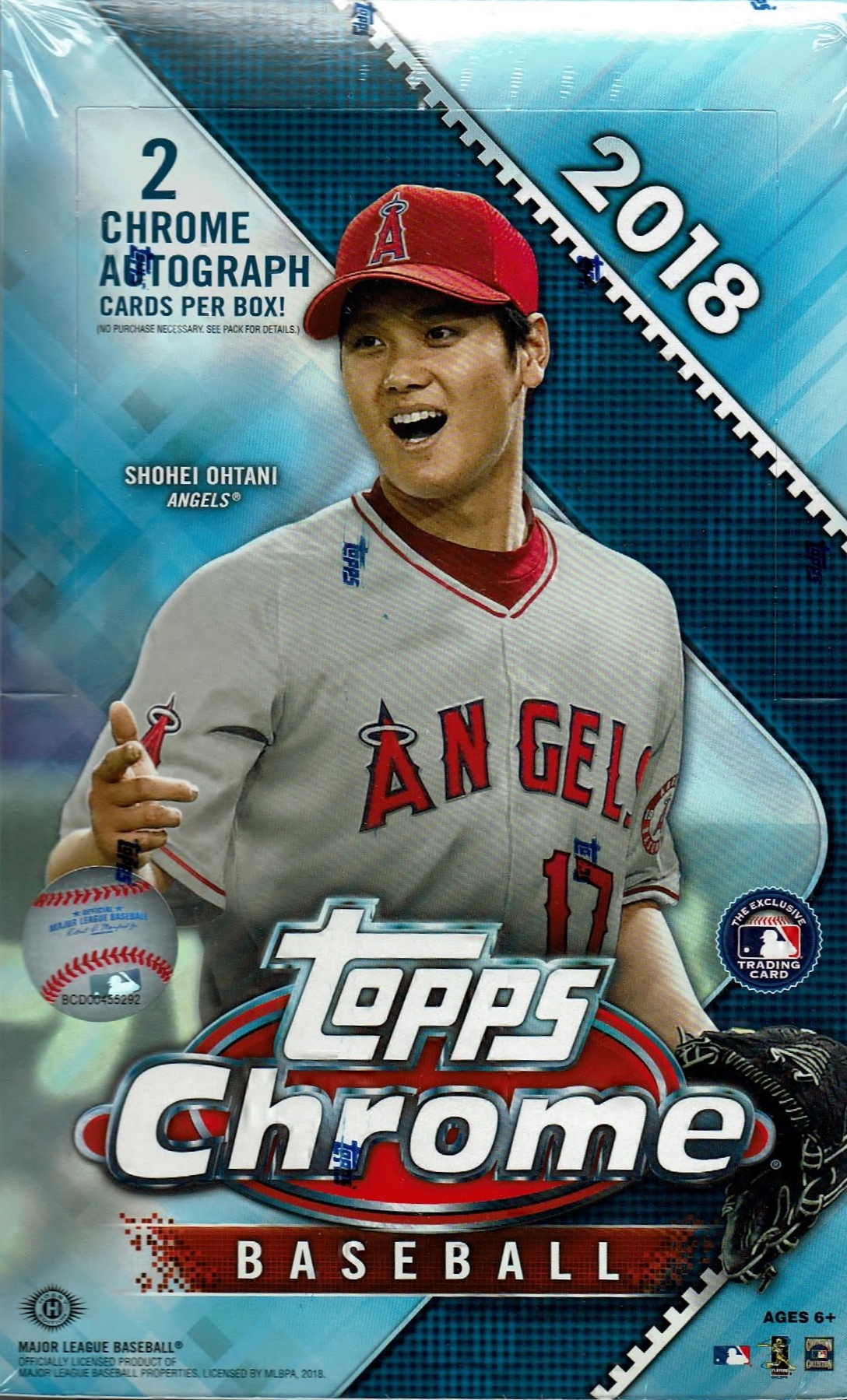 2018 Topps Chrome Baseball MEGA BOX  メガ