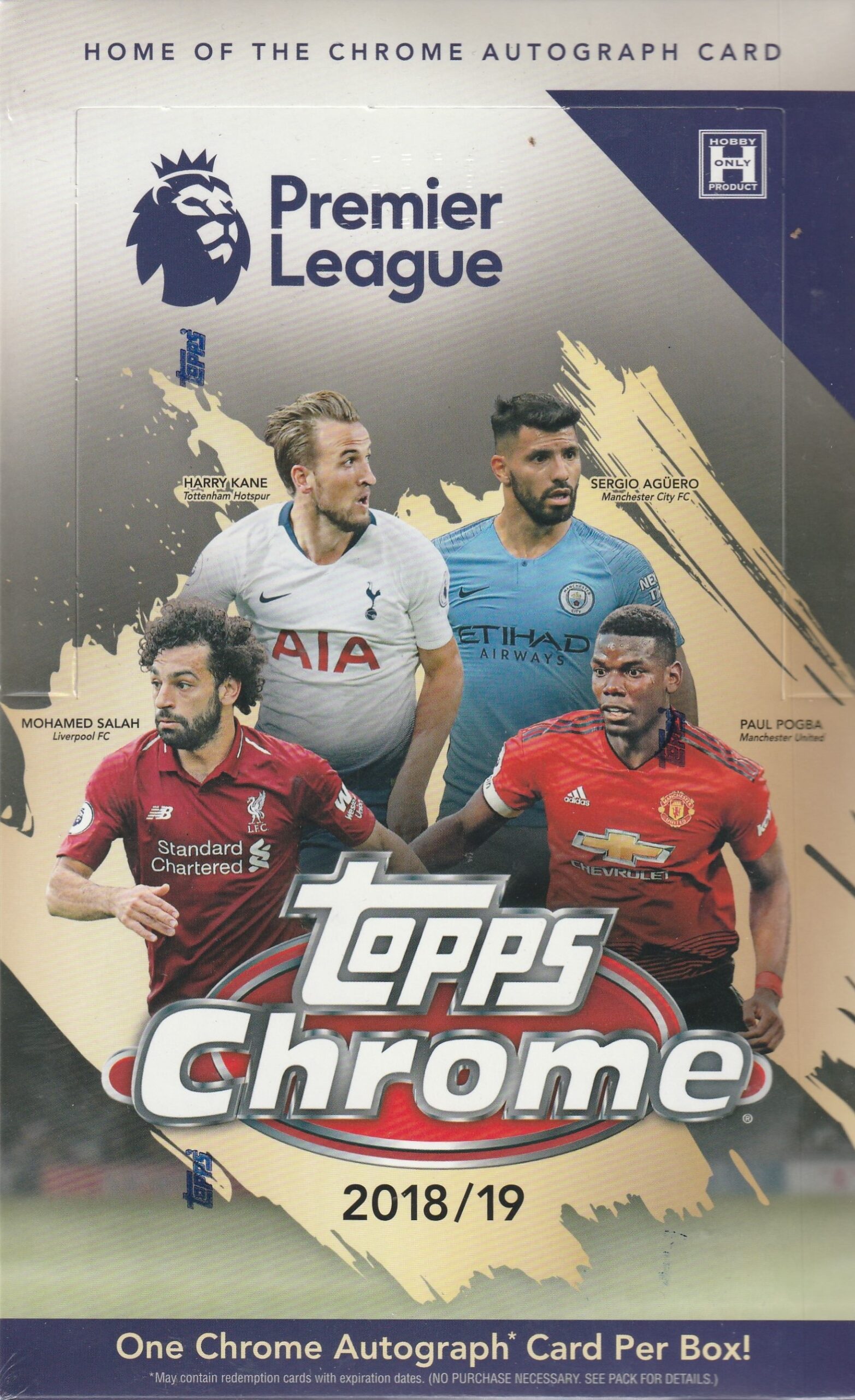2018-19 Topps Chrome Premier League Soccer Hobby Pack