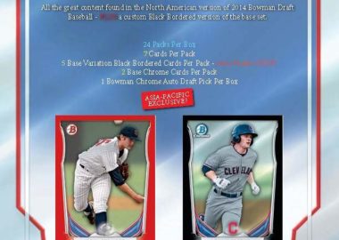 MLB 2014 BOWMAN DRAFT BASEBALL ASIA