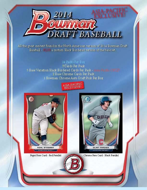 MLB 2014 BOWMAN DRAFT BASEBALL ASIA