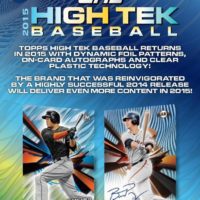 MLB 2015 TOPPS HIGH TEK BASEBALL