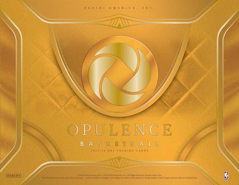 NBA 2017-18 PANINI OPULENCE BASKETBALL