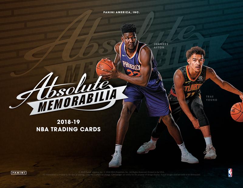 NBA 2018-19 PANINI ABSOLUTE MEMORABILIA BASKETBALL