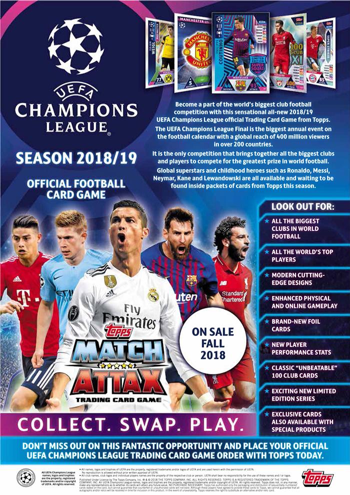 2018/19 UEFA CHAMPIONS LEAGUE MATCH ATTAX