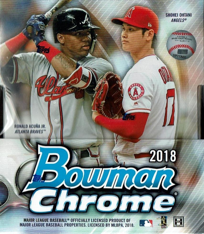 箱には少しへこみがございますラスト　大谷翔平　2018 Topps chrome クロームボックス  box