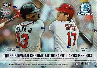 MLB 2018 BOWMAN CHROME BASEBALL HTA