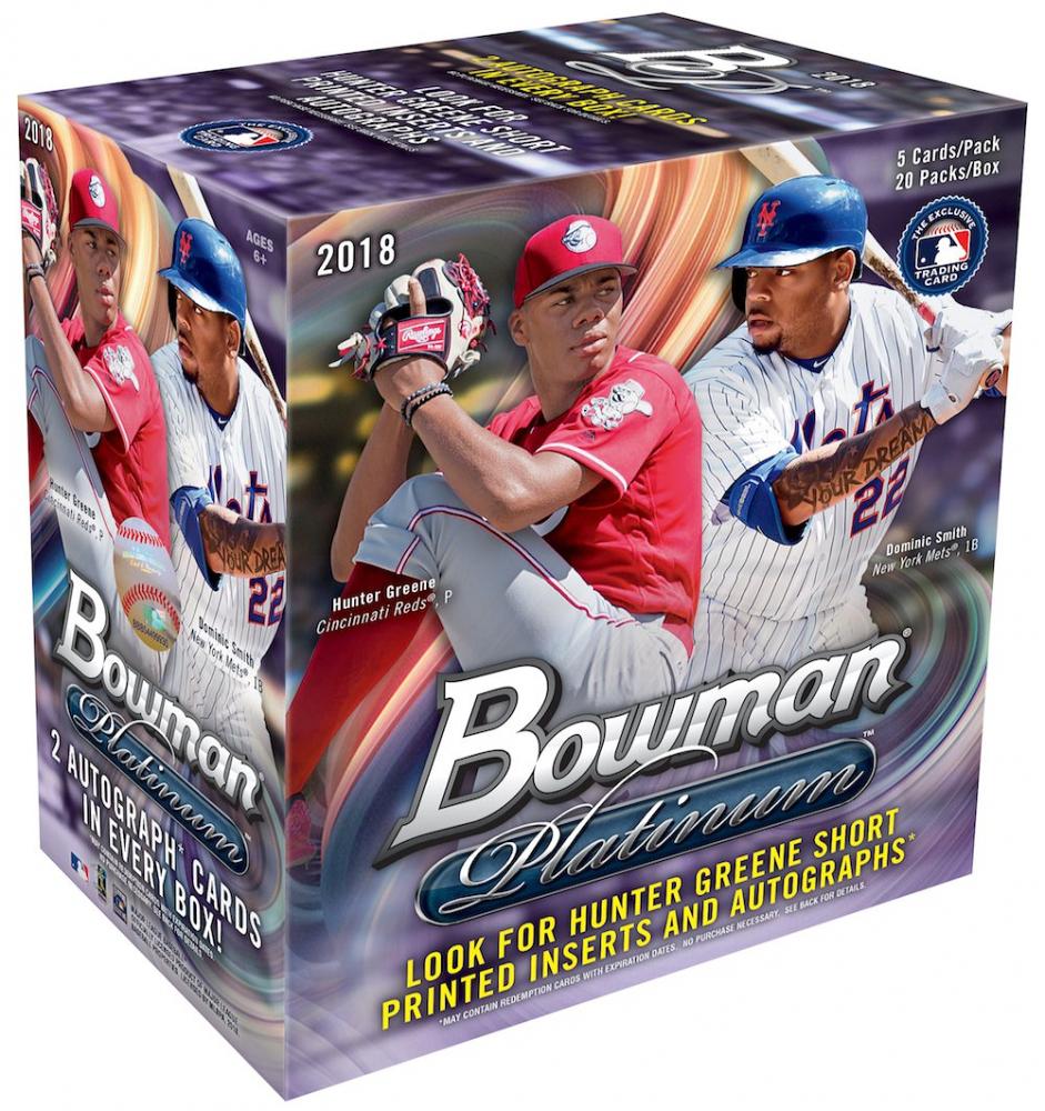 MLB 2018 BOWMAN PLATINUM COLLECTOR BOX