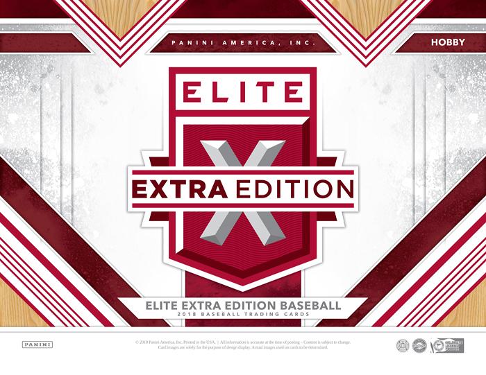 2018 PANINI ELITE EXTRA EDITION BASEBALL