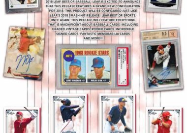 2018 LEAF BEST OF BASEBALL