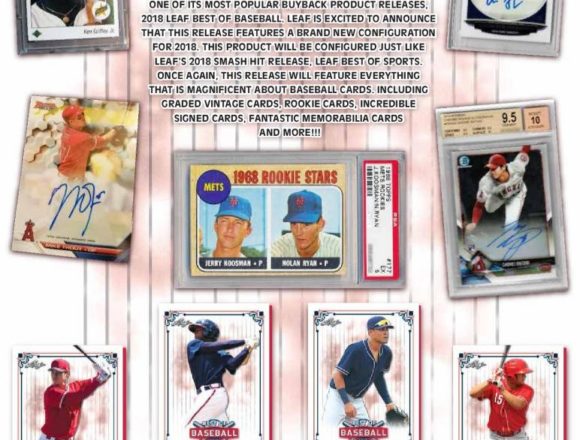 2018 LEAF BEST OF BASEBALL