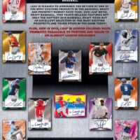 2018 LEAF METAL DRAFT BASEBALL