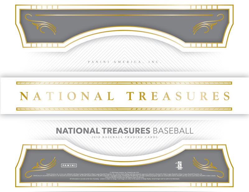 2018 PANINI NATIONAL TREASURES BASEBALL