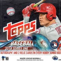 MLB 2018 TOPPS SERIES 1 JUMBO