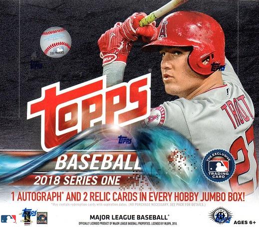 MLB 2018 TOPPS SERIES 1 JUMBO