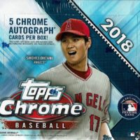 MLB 2018 TOPPS CHROME BASEBALL JUMBO