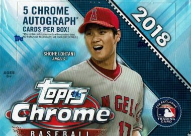 MLB 2018 TOPPS CHROME BASEBALL JUMBO