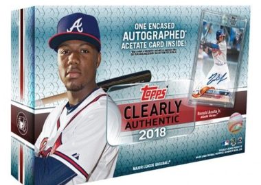 MLB 2018 TOPPS CLEARLY AUTHENTIC BASEBALL