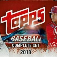 MLB 2018 TOPPS BASEBALL COMPLETE SET HOBBY