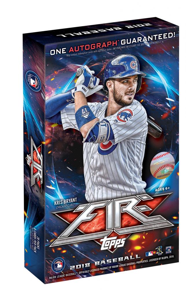 MLB 2018 TOPPS FIRE BASEBALL