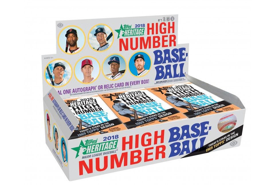 MLB 2018 TOPPS HERITAGE HIGH NUMBER