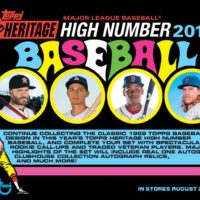 MLB 2018 TOPPS HERITAGE HIGH NUMBER HANGER
