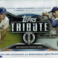 MLB 2018 TOPPS TRIBUTE BASEBALL