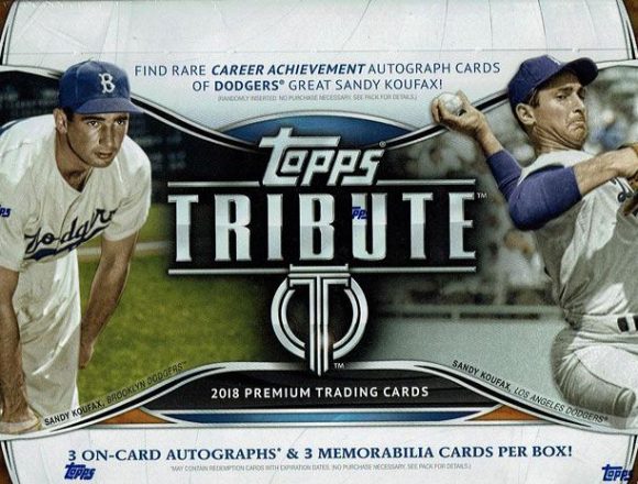 MLB 2018 TOPPS TRIBUTE BASEBALL