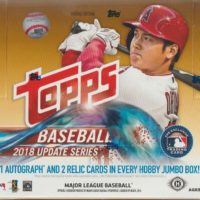 MLB 2018 TOPPS UPDATE SERIES HTA JUMBO