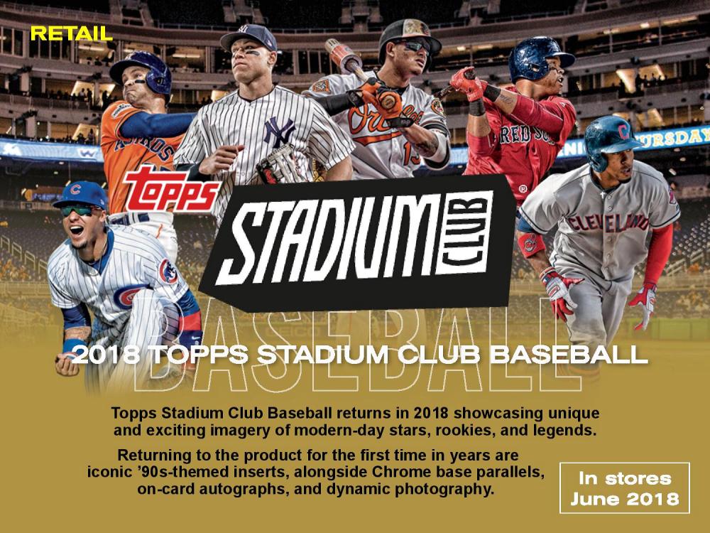 MLB 2018 TOPPS STADIUM CLUB BASEBALL BLASTER | Trading Card Journal