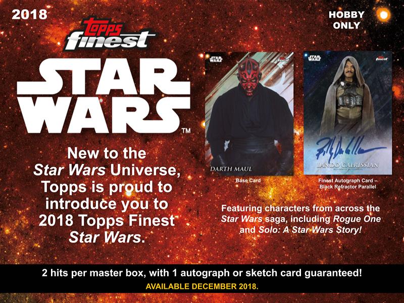 2018 TOPPS FINEST STAR WARS