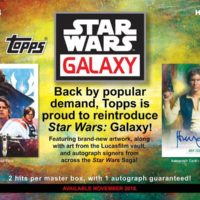 2018 TOPPS STAR WARS GALAXY