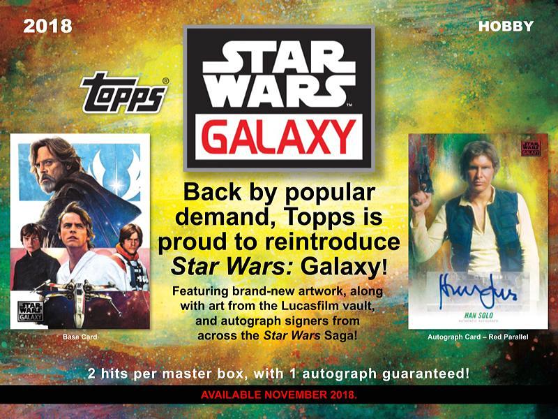 2018 TOPPS STAR WARS GALAXY