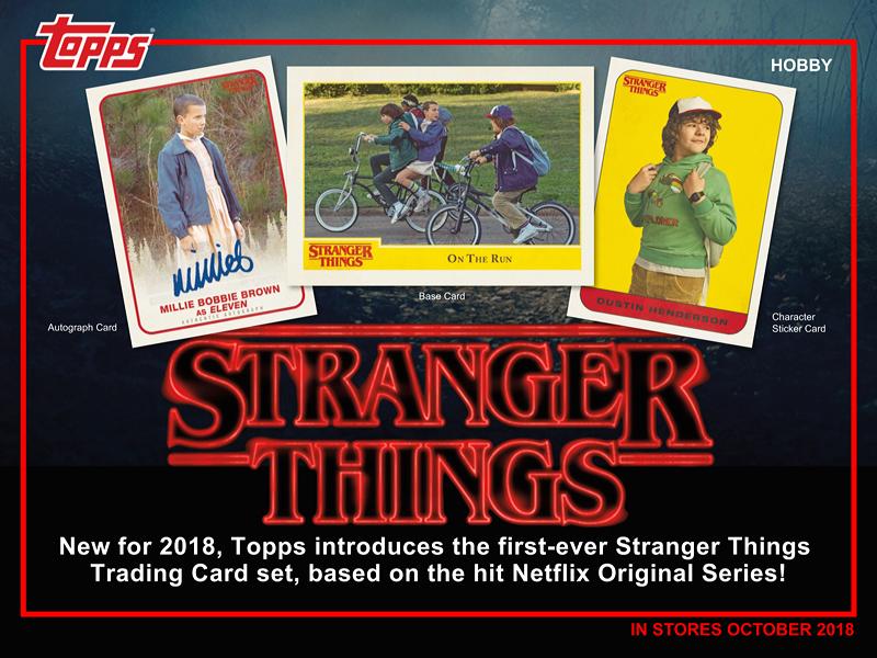 2018 TOPPS STRANGER THINGS