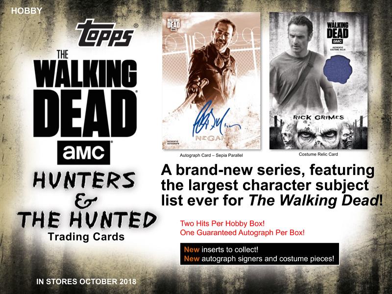 2018 TOPPS THE WALKING DEAD: THE HUNTERS AND THE HUNTED