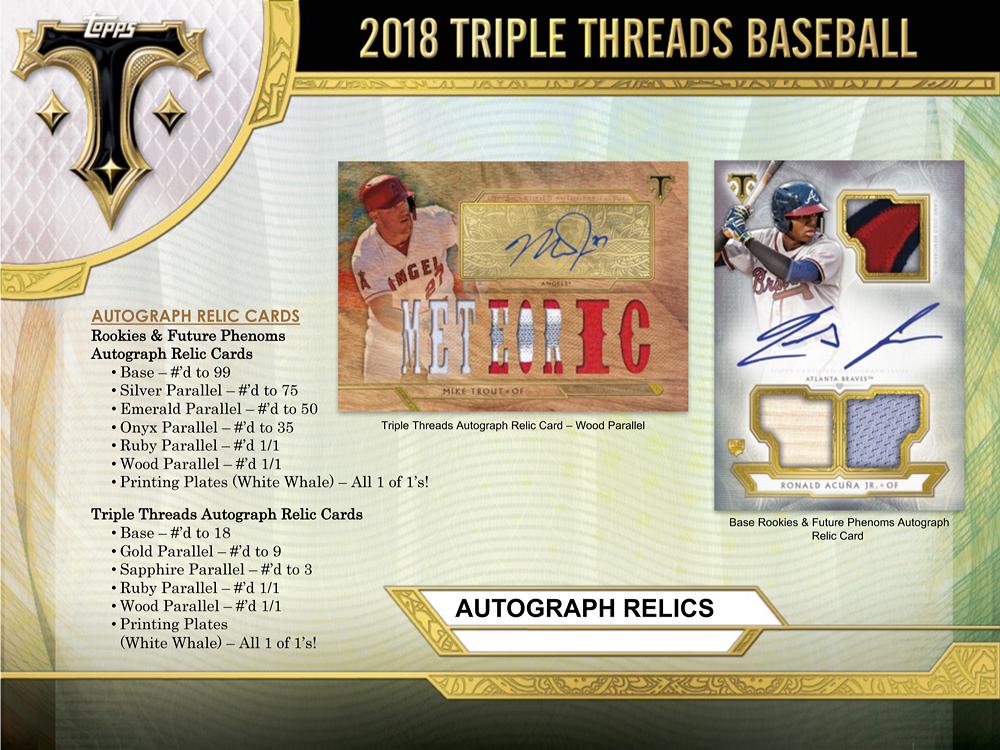 MLB 2018 TOPPS TRIPLE THREADS | Trading Card Journal