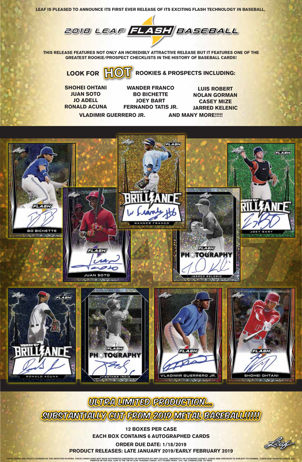 2018 LEAF FLASH BASEBALL