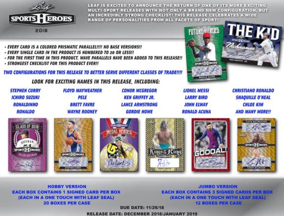 LEAF METAL SPORTS HEROES HOBBY