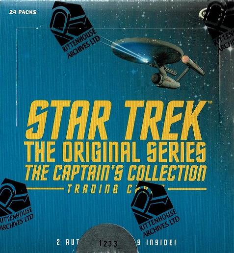 2018 STAR TREK TOS CAPTAIN'S COLLECTION