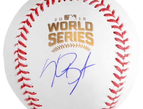 Kris Bryant Chicago Cubs Autographed 2016 MLB World Series Baseball