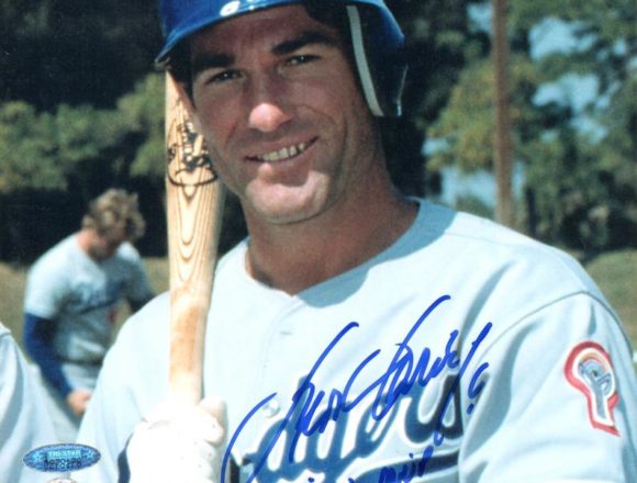Tristar Hidden Treasures Steve Garvey 8X10 Photo Autograph　証明書付属