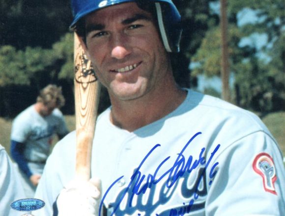 Tristar Hidden Treasures Steve Garvey 8X10 Photo Autograph　証明書付属