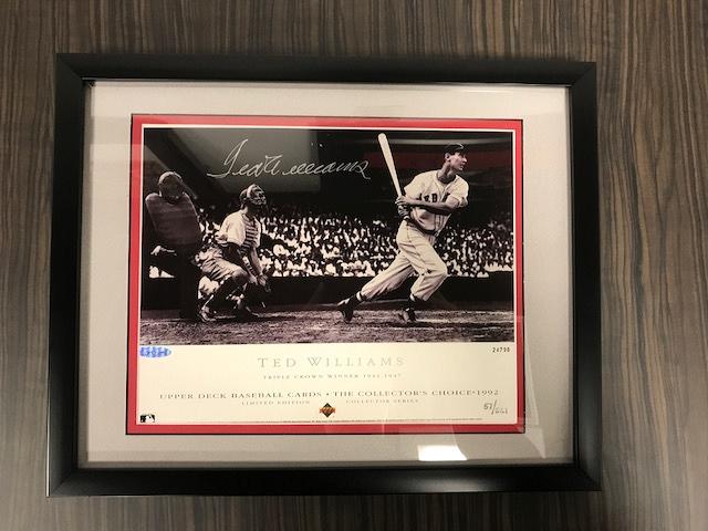 Upper Deck Limited Edition Ted Williams 直筆サインフォト 57/521