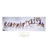 Kobe Bryant Autographed 12x36 "Through the Years" Photograph ~Limited Edition to 124~[フレーム付き]
