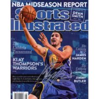 Autographed Golden State Warriors Klay Thompson Fanatics Authentic 2-23-15 Sports Illustrated Magazine