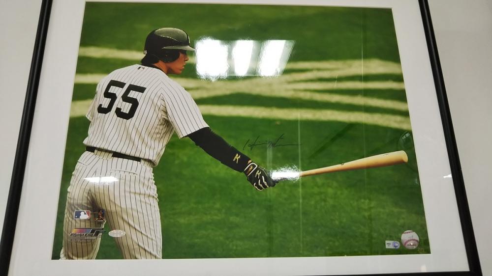 STEINER Hideki Matsui Yankees Home Jersey Horizontal 16×20 Photo