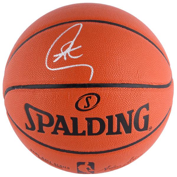 Stephen Curry Golden State Warriors Autographed Adam Silver Indoor/Outdoor Basketball