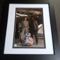 TOPPS STAR WARS デイジー・リドリー&ジョン・ボイエガ 8×10 PHOTO Autograph