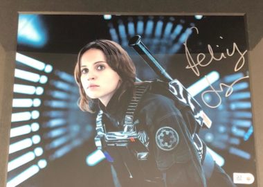 TOPPS STAR WARS フェリシティ・ジョーンズ 8×10 PHOTO Autograph