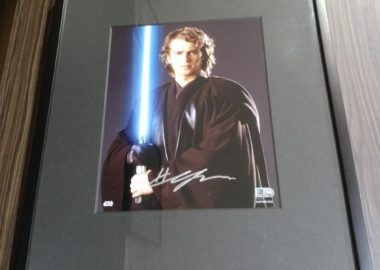 TOPPS STAR WARS ヘイデン・クリステンセン 8×10 PHOTO Autograph