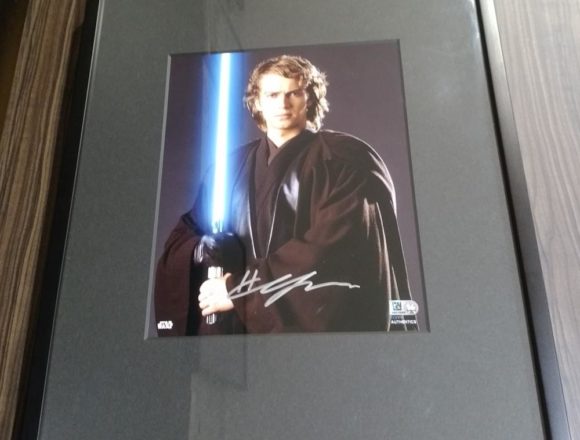 TOPPS STAR WARS ヘイデン・クリステンセン 8×10 PHOTO Autograph